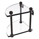 脡tag猫re de coin en verre  deux niveaux