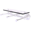 Prestige Regal Collection Horizontal Reserve 3 Roll Toilet Paper Holder with Glass Shelf