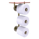 Prestige Regal Porte-papier de toilette  3 rouleaux avec 茅tag猫re en bois