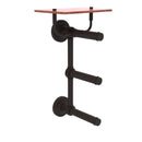 Prestige Regal Porte-papier de toilette  3 rouleaux avec 茅tag猫re en bois