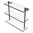 Prestige Regal 脡tag猫re en verre  trois niveaux