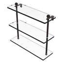 Prestige Regal 脡tag猫re en verre  trois niveaux