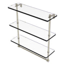 Prestige Regal 脡tag猫re en verre  trois niveaux avec barre  serviettes int茅gr茅e