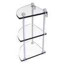 脡tag猫re de coin en verre 脿 trois niveaux