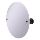Miroir inclinable rond sans cadre avec bord biseaut茅