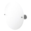 Miroir inclinable rond sans cadre avec bord biseaut茅