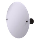 Miroir inclinable rond sans cadre avec bord biseaut茅