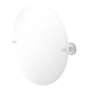 Miroir inclinable rond sans cadre avec bord biseaut茅