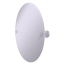 Miroir inclinable ovale sans cadre avec bord biseaut茅