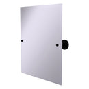 Miroir inclinable rectangulaire sans cadre avec bord biseaut茅