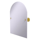 Miroir arqu茅 inclinable sans cadre avec bord biseaut茅