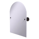 Miroir arqu茅 inclinable sans cadre avec bord biseaut茅