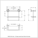 Prestige Regal 脡tag猫re double en verre avec rail de galerie et barre  serviettes