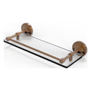 Prestige Regal Collection Glass Shelf with Gallery Rail
