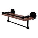 Prestige Regal Collection IPE Ironwood Shelf with Gallery Rail and Towel Bar