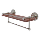 Prestige Regal Collection IPE Ironwood Shelf with Gallery Rail and Towel Bar