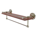 Prestige Regal Collection IPE Ironwood Shelf with Gallery Rail and Towel Bar