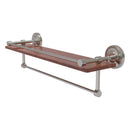 Prestige Regal Collection IPE Ironwood Shelf with Gallery Rail and Towel Bar