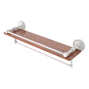 Prestige Regal Collection IPE Ironwood Shelf with Gallery Rail and Towel Bar