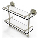 Prestige Regal 脡tag猫re double en verre avec rail de galerie et barre  serviettes