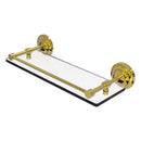 Que New Collection Glass Shelf with Gallery Rail