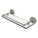 Que New Collection Glass Shelf with Gallery Rail