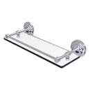 Que New Collection Glass Shelf with Gallery Rail