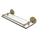 Que New Collection Glass Shelf with Gallery Rail