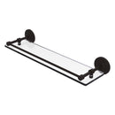 Que New Collection Glass Shelf with Gallery Rail