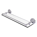 Que New Collection Glass Shelf with Gallery Rail