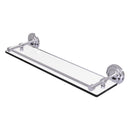 Que New Collection Glass Shelf with Gallery Rail