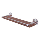 Que New Collection Solid IPE Ironwood Shelf with Gallery Rail