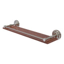 Que New Collection Solid IPE Ironwood Shelf with Gallery Rail
