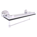 Que New Collection Gallery Rail Glass Shelf with Towel Bar