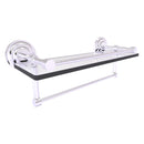 Que New Collection Gallery Rail Glass Shelf with Towel Bar