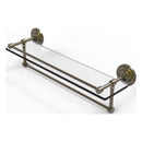 Que New Collection Gallery Rail Glass Shelf with Towel Bar