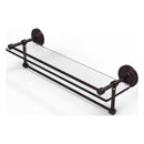 Que New Collection Gallery Rail Glass Shelf with Towel Bar
