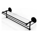 Que New Collection Gallery Rail Glass Shelf with Towel Bar
