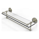 Que New Collection Gallery Rail Glass Shelf with Towel Bar