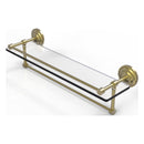 Que New Collection Gallery Rail Glass Shelf with Towel Bar