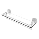 Que New Collection Gallery Rail Glass Shelf with Towel Bar