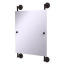 Que New Collection Rectangular Frameless Rail Mounted Mirror
