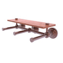 Porte-papier de toilette horizontal 脿 3 rouleaux de r茅serve avec 茅tag猫re en bois  de collection Que New