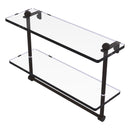 脡tag猫re en verre  deux niveaux avec barre  serviettes int茅gr茅e