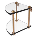 脡tag猫re de coin en verre  deux niveaux