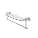 Retro Dot Collection Glass Vanity Shelf  with Integrated Towel Bar