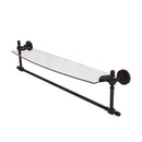 Retro Dot Collection Glass Vanity Shelf  with Integrated Towel Bar