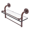 Remi Collection Gallery Glass Shelf with Towel Bar