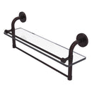 Remi Collection Gallery Glass Shelf with Towel Bar