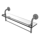 Remi Collection Gallery Glass Shelf with Towel Bar